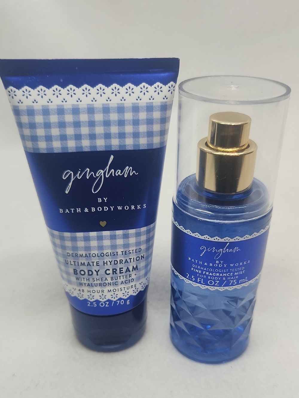 Bath & Body Works Original Gingham Travel/Purse Size Set